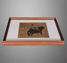 山亭书画装裱配框服务案例